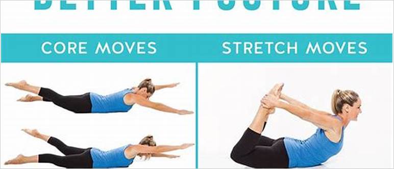 Core exercises for posture